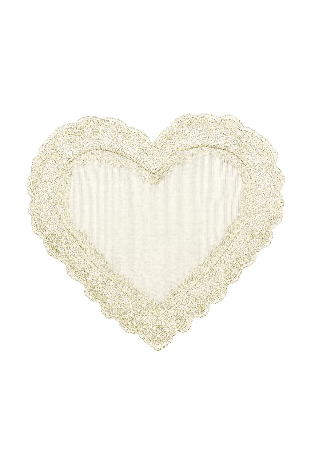 Heart Lace Insert